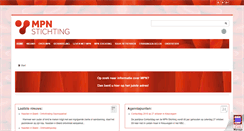 Desktop Screenshot of mpn-stichting.nl
